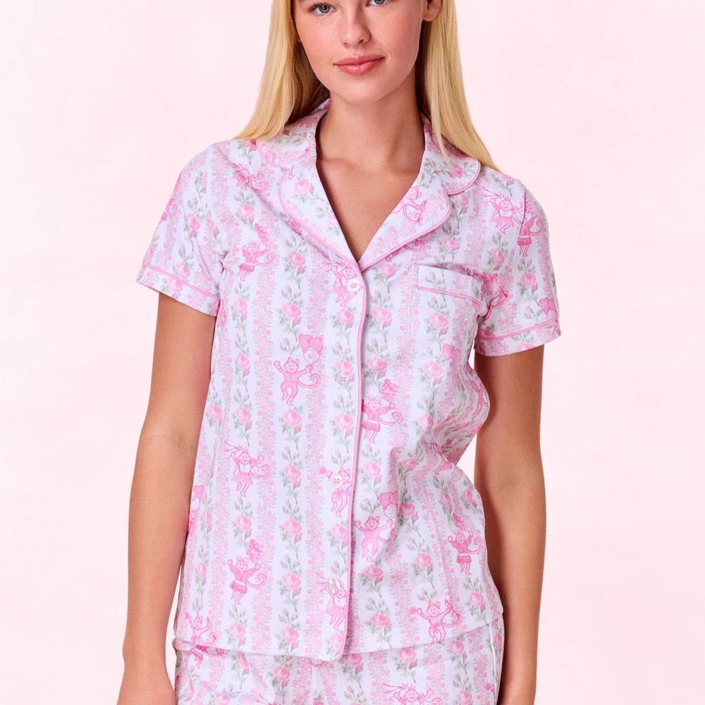 Heirloom Monkey Polo Pajamas